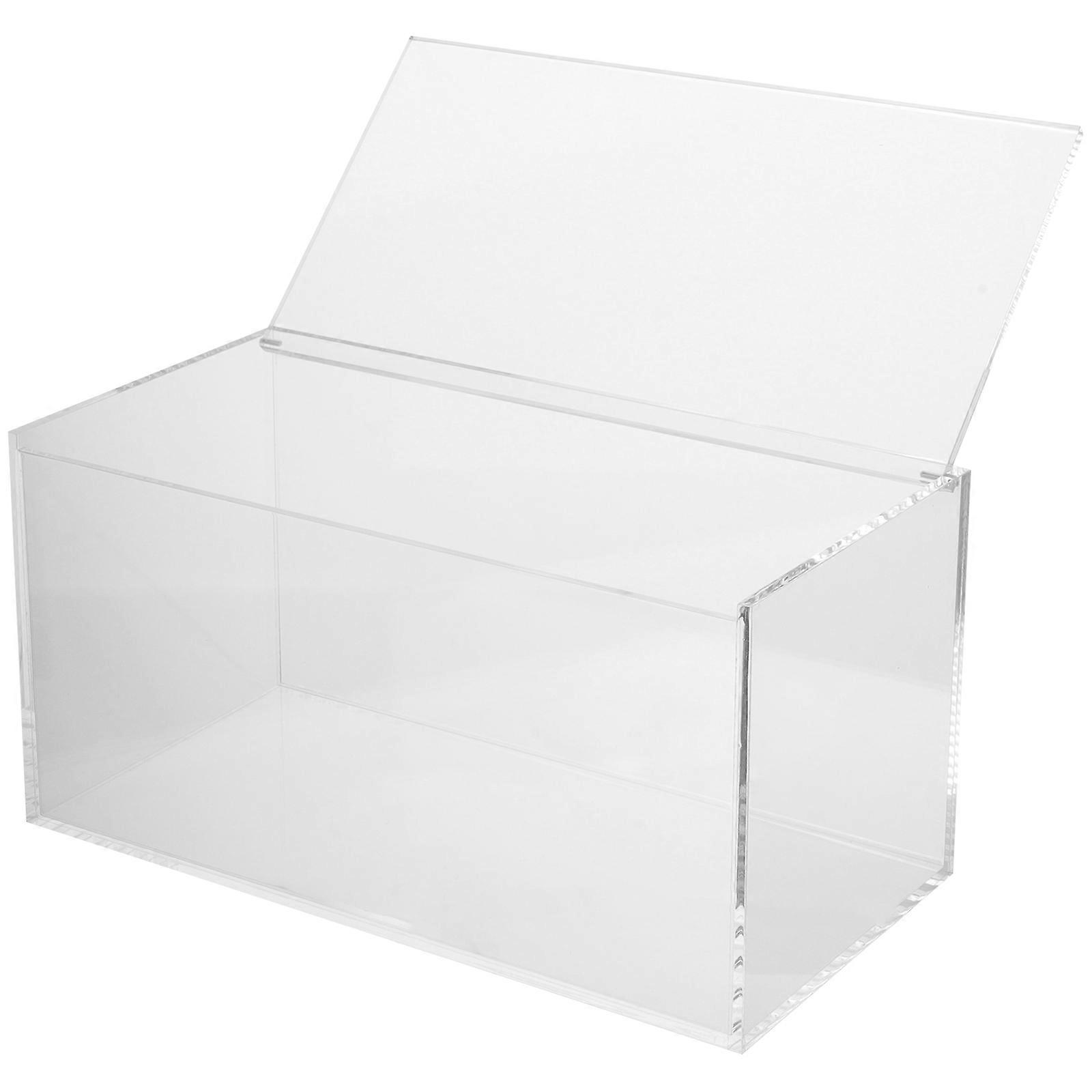 Clear Acrylic Display Box for Storage Case Small Organizer