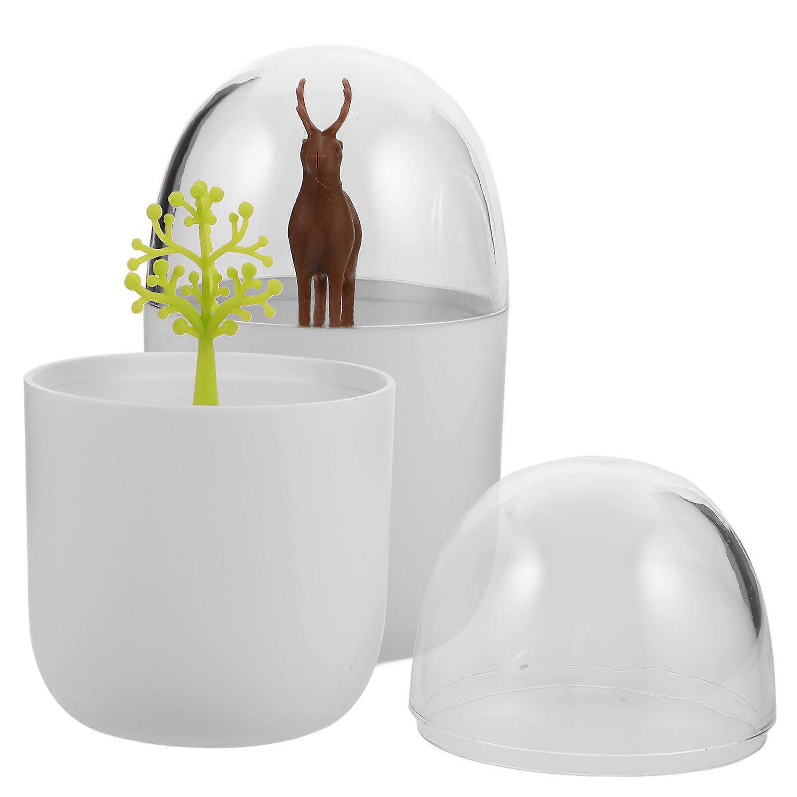 Toothpick Holder Dispenser Cotton Swab Storage Box for Storage Use 6Pcs