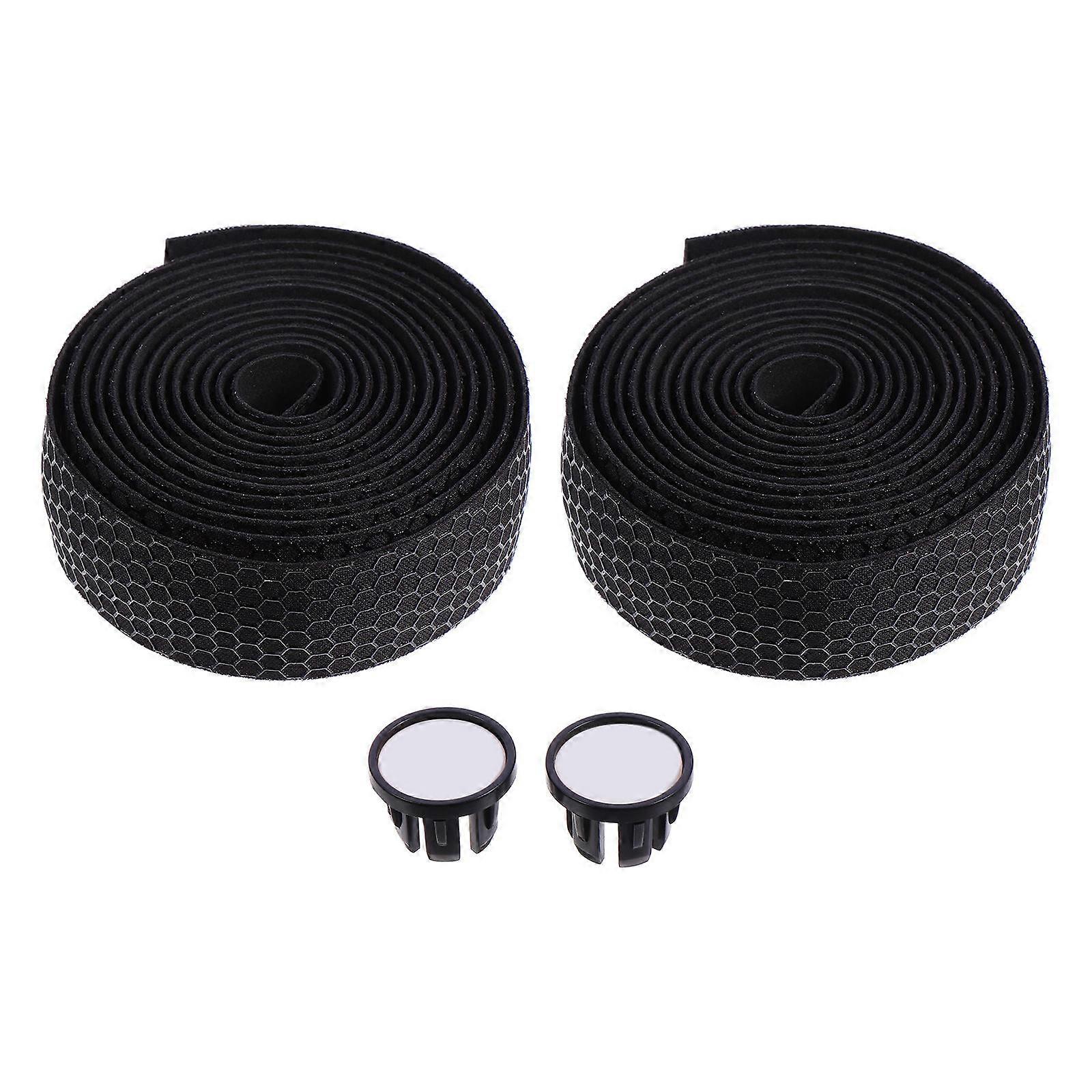 Road Bike Handlebar Tape Silicone Anti Slip Wrap for Cycling 1Pair
