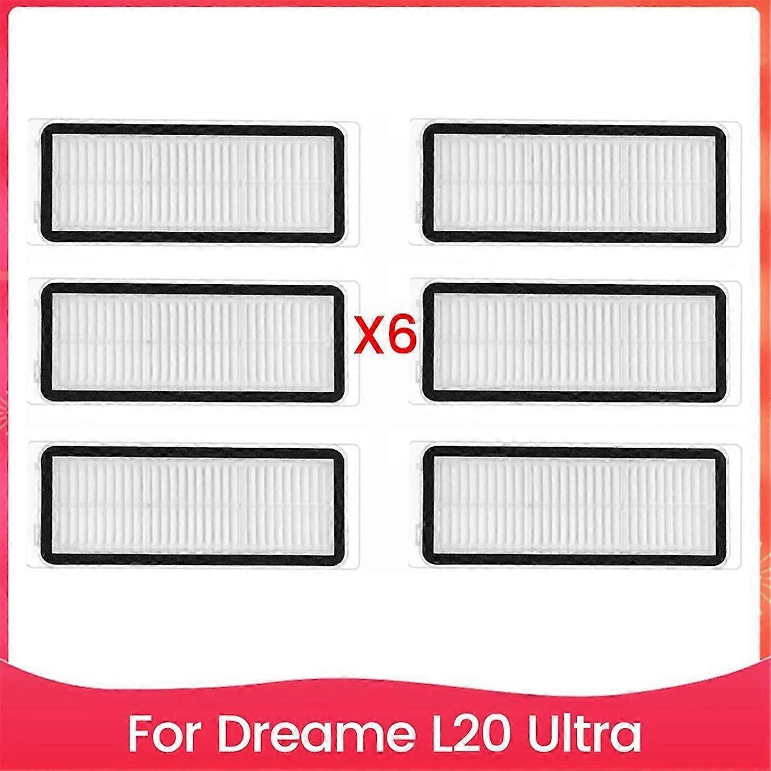 Replacement Accessories Kits for L20 Ultra Robot Vacuum Cleaner Filters