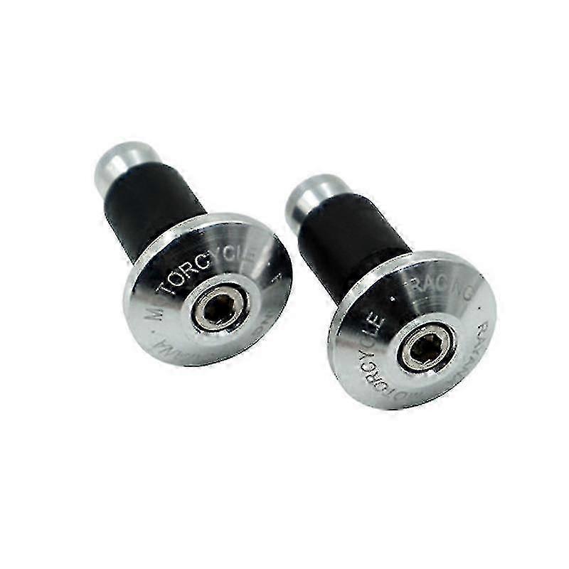 Motorcycle Handlebar End Weights for Vibration Dampening - Universal Fit Black Bar Ends