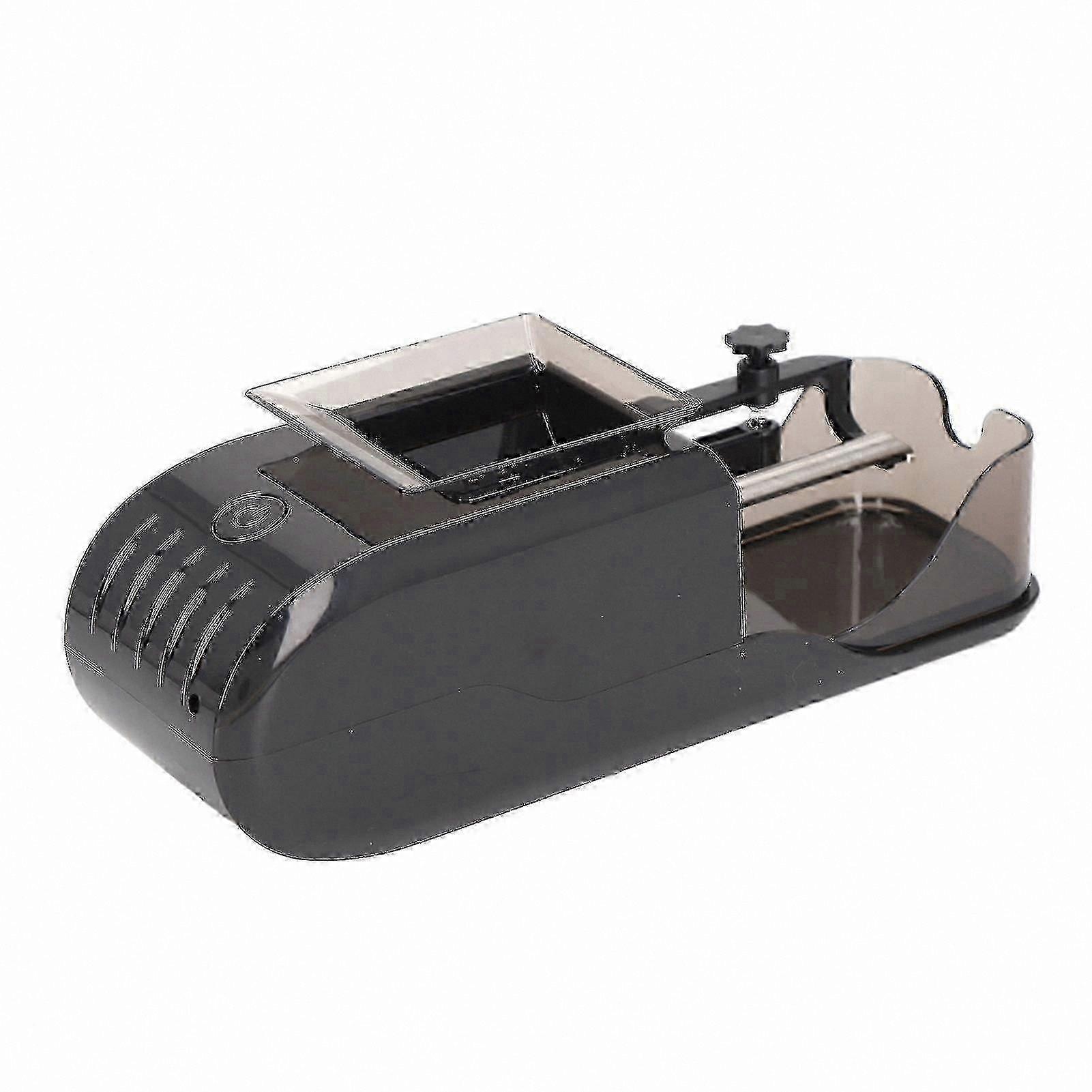Electric Automatic Cigarette Rolling Machine 8mm Injector 100-240V EU Plug Black