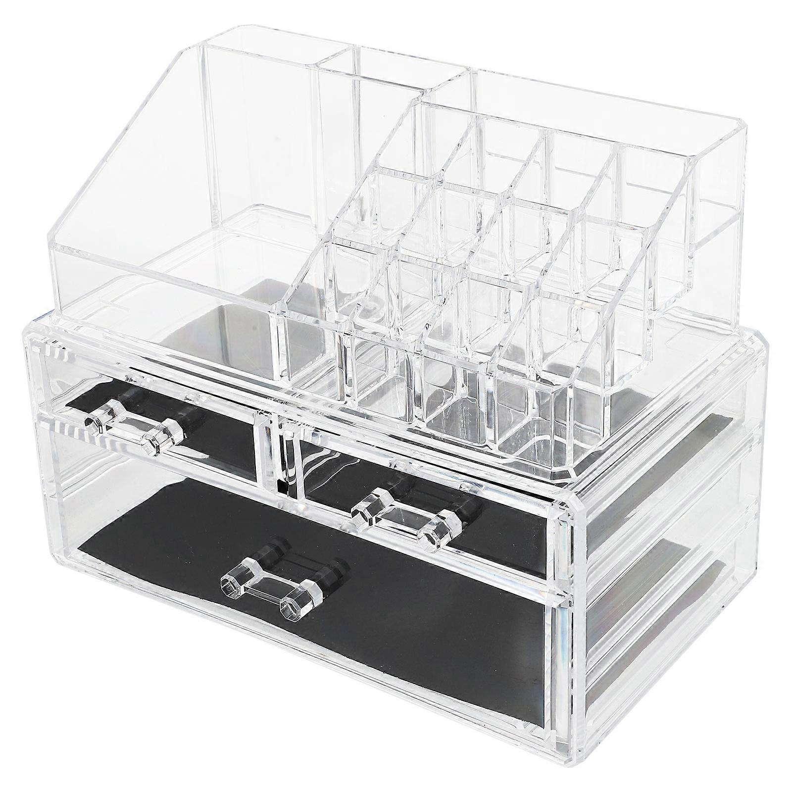 Desktop Storage Box Drawer for Home 1Pcs Transparent Cosmetic Storage Container