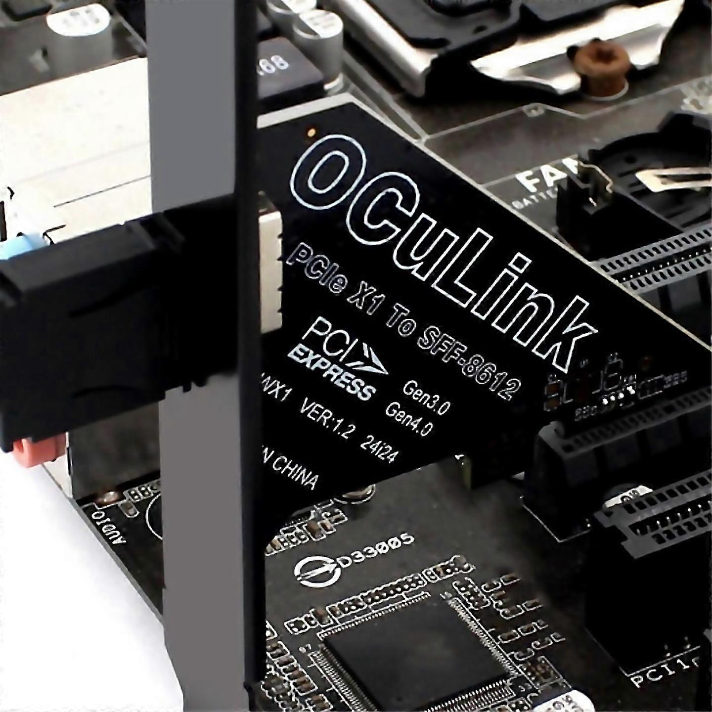 For Pcie 40 X1 To Oculink Sff86118612 Expansion Card To Sff8639