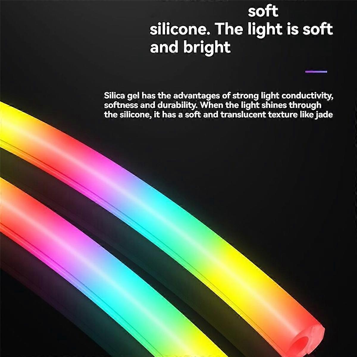 2Pcs 5V 3PIN ARGB Luminous Sleeve Computer Case Decoration