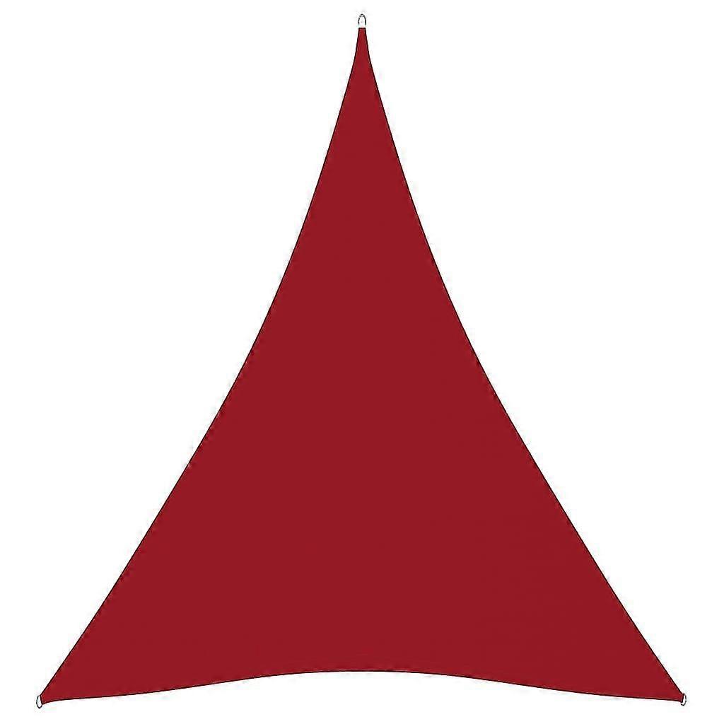 Sunshade Sail Oxford Fabric Triangular 5x6x6 M Red