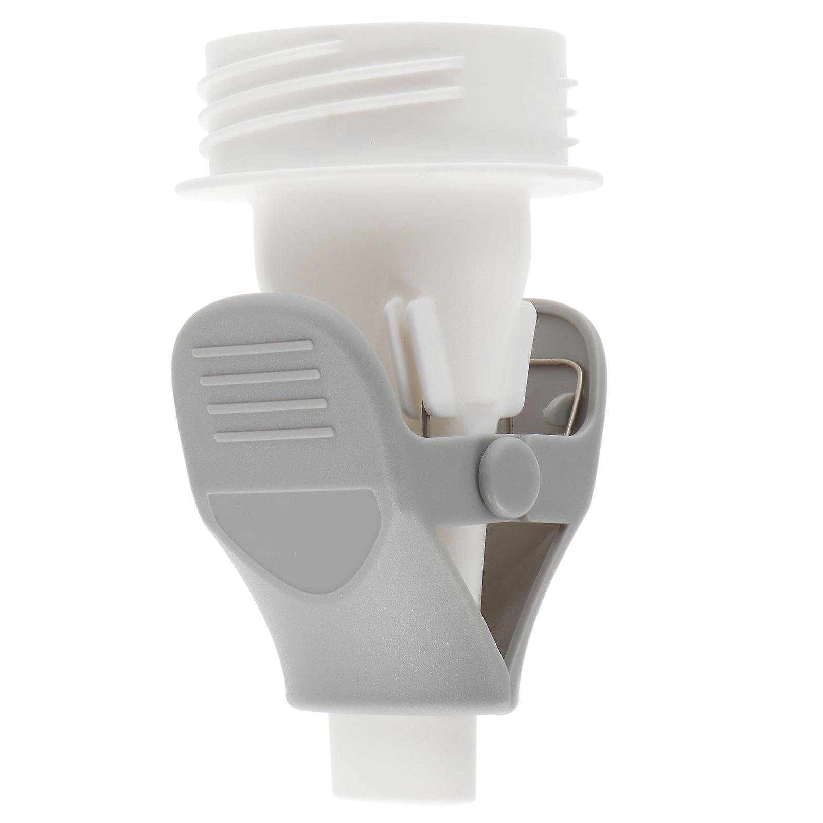 Pump Adapter for Breast Milk Bag Use 1Pcs Durable Grey PP Clamp