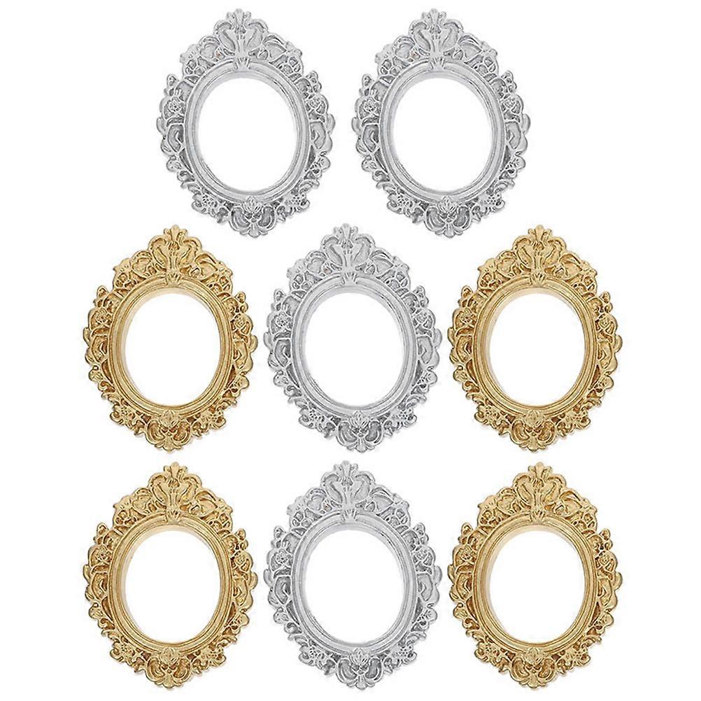 Jewelry Display Frame Retro Photo Frames for Decoration 40Pcs Resin