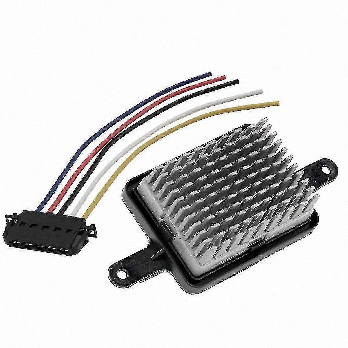 Blower Motor Resistor with Wiring Harness for DS5 3008 5008, Compatible with 6441 and 6441CQ Models Replacement Part