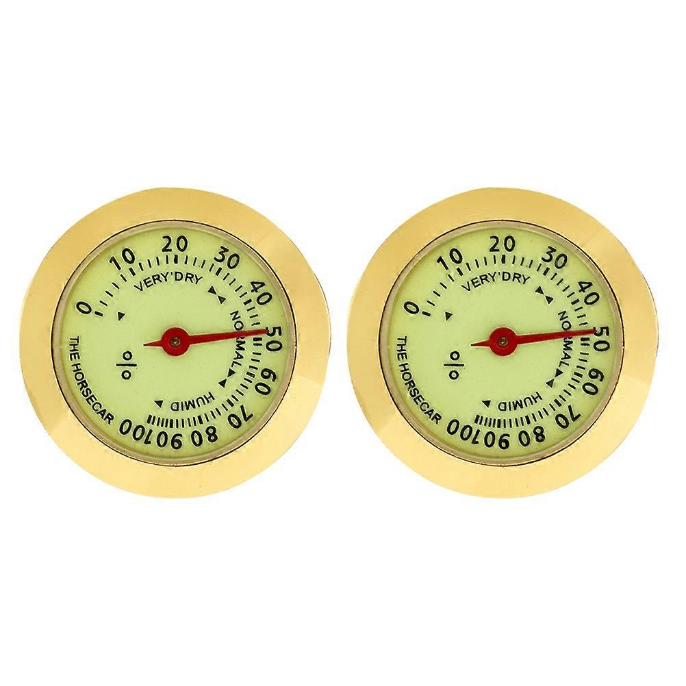 Mechanical Round Hygrometer for Cigar Humidor 8Pcs Accurate Gauge