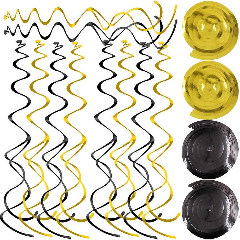 Hanging Swirl Decoration 48 Pcs Creative Design Party Ceiling Decor For Birthday Baby Shower Wedding 70X14Cm