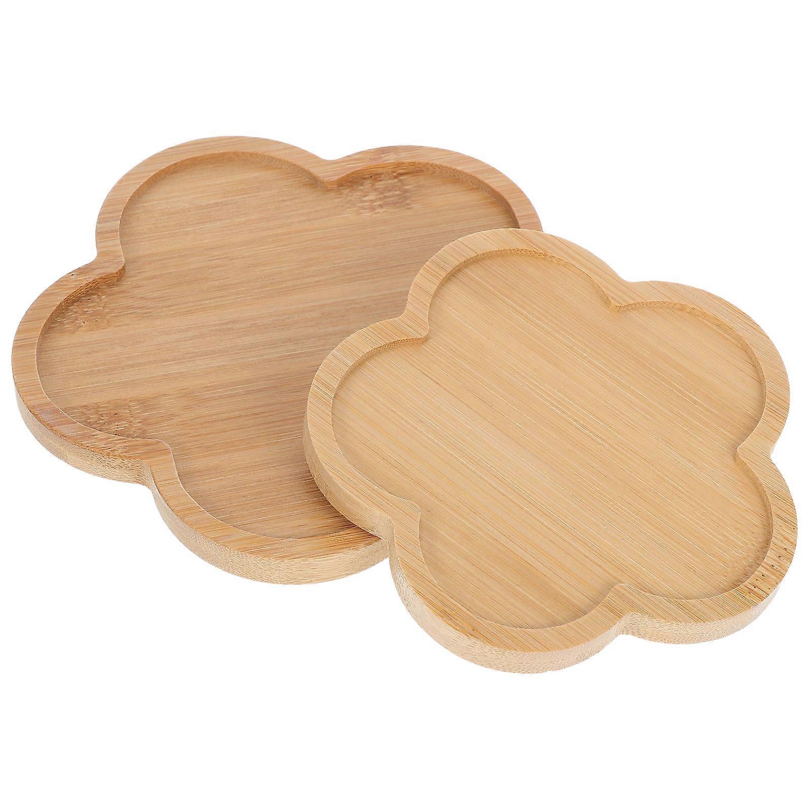 DIY Coasters Wood Bases for Handmade Decor 10Pcs Khaki Blank Trays