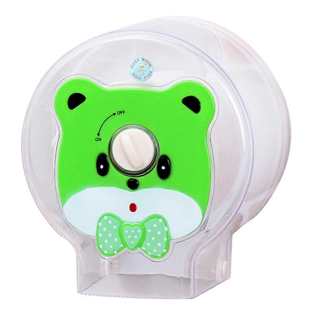 Plastic Roll Paper Holder with Suction Cup for Home Use Bathroom 2Pcs