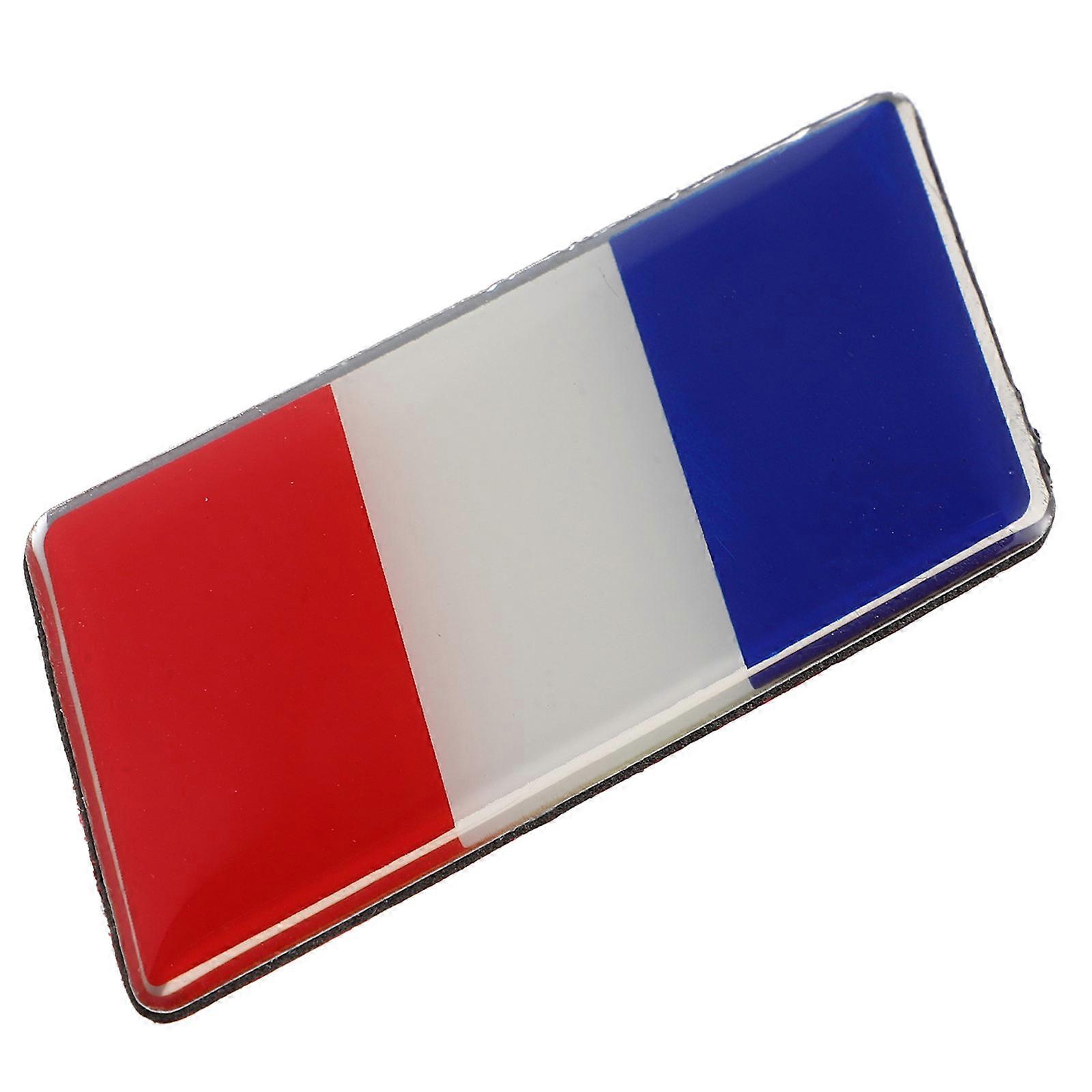 French Flag Bumper Sticker Car Decals for Scratch Protection 5Pcs Pack