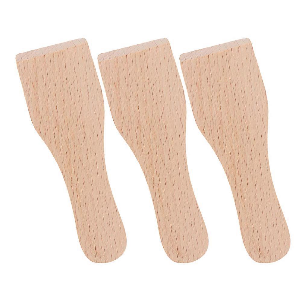 Wood Spatula For Cooking 9Pcs Small Wooden Spatula Cake Cream Multi-Purpose Beige Color Ideal For Professional Bakers