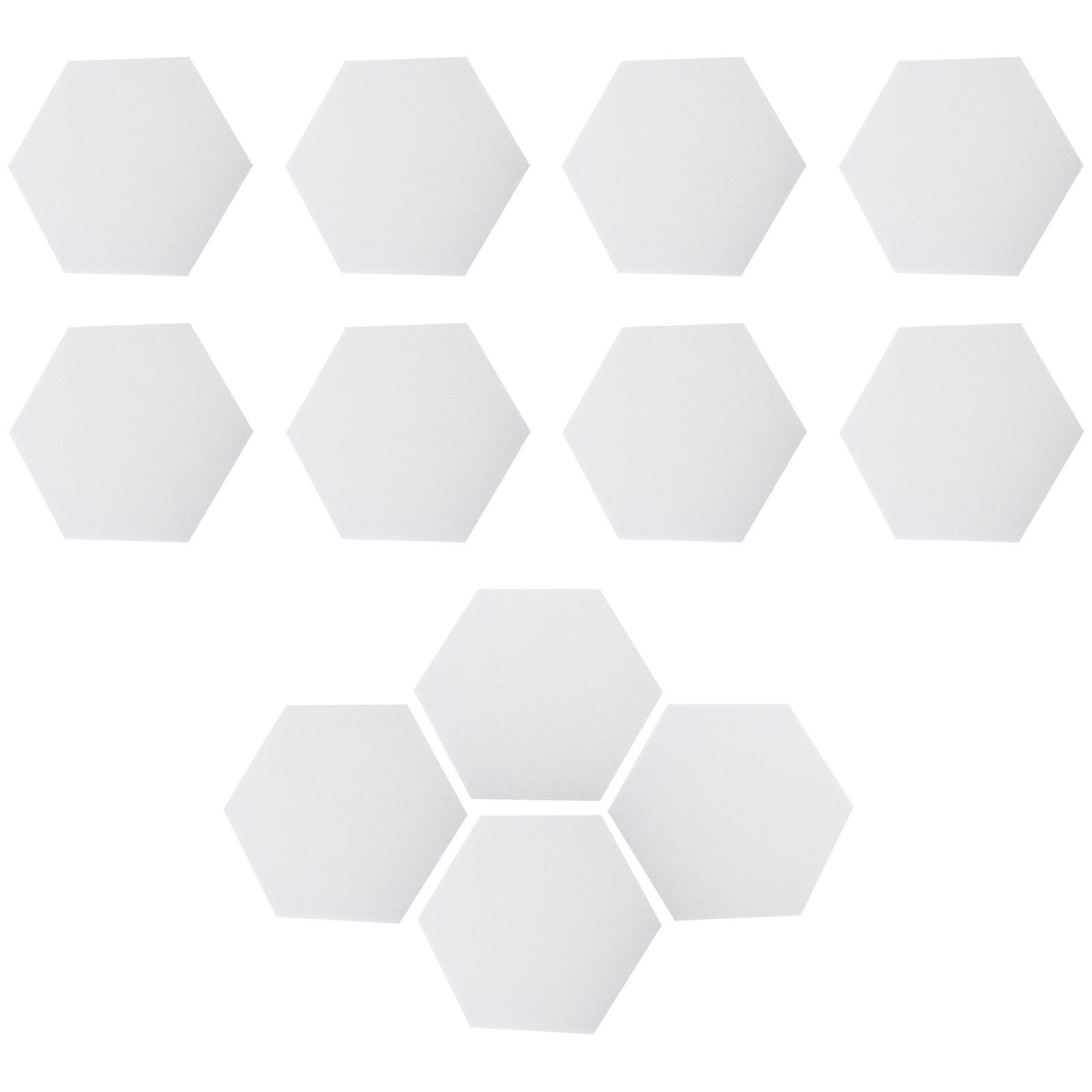 Self-Adhesive Wall Memo Board Felt Hexagon Wall Board for Decoration 24Pcs