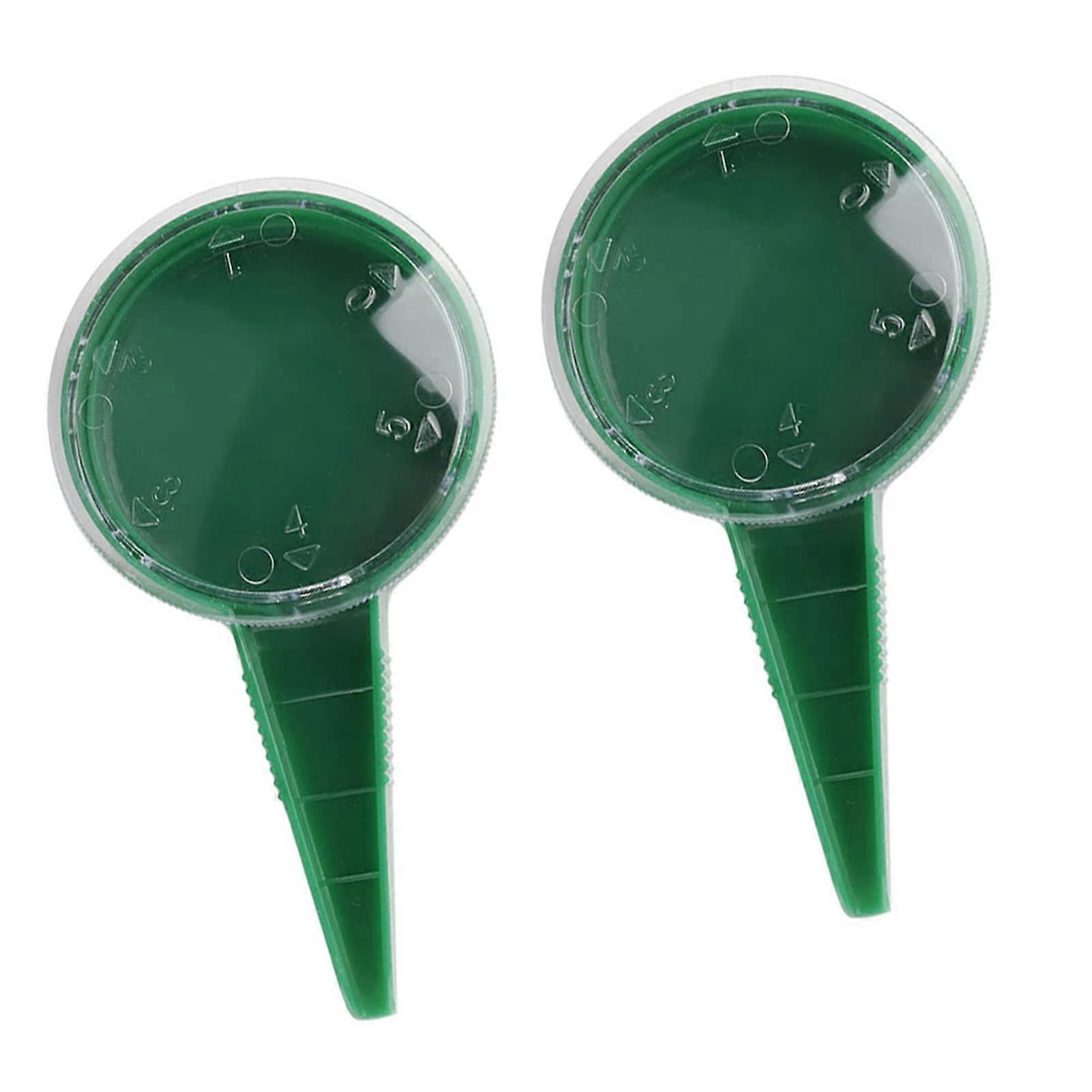 Sowing Seed Dispenser, 2 Pack, Handheld Garden Seeder Sower Planter With 5 Dial Settings For Small Flower And Veg Seeds