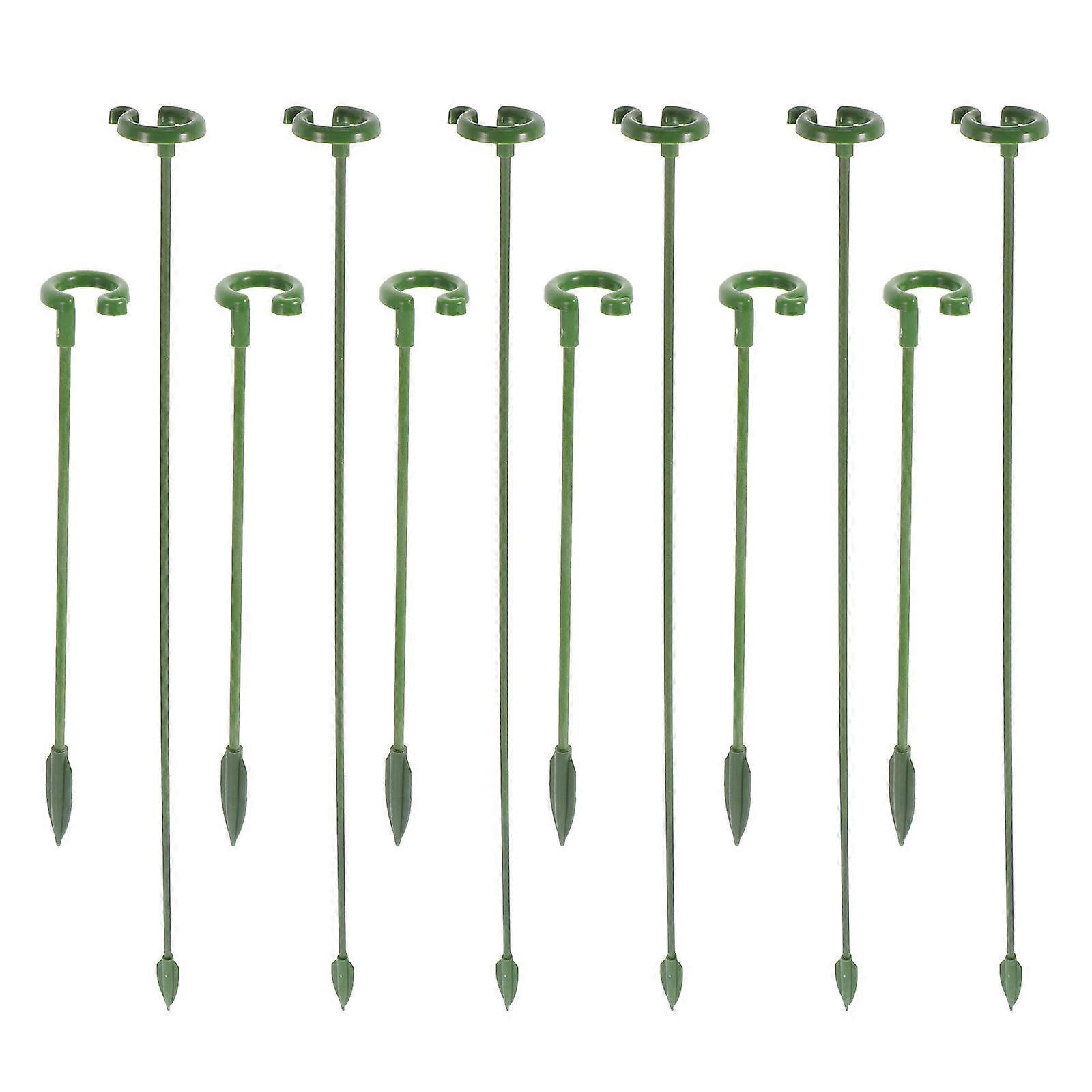 Plant Flower Support Rings with 40Pcs Flower Single Stem Support Holders