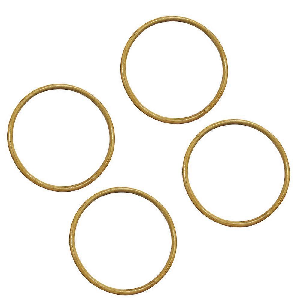 Poignées en bambou à faire soi-même, poignées en bois de bambou pour remplacement de sac à main, 4 pièces