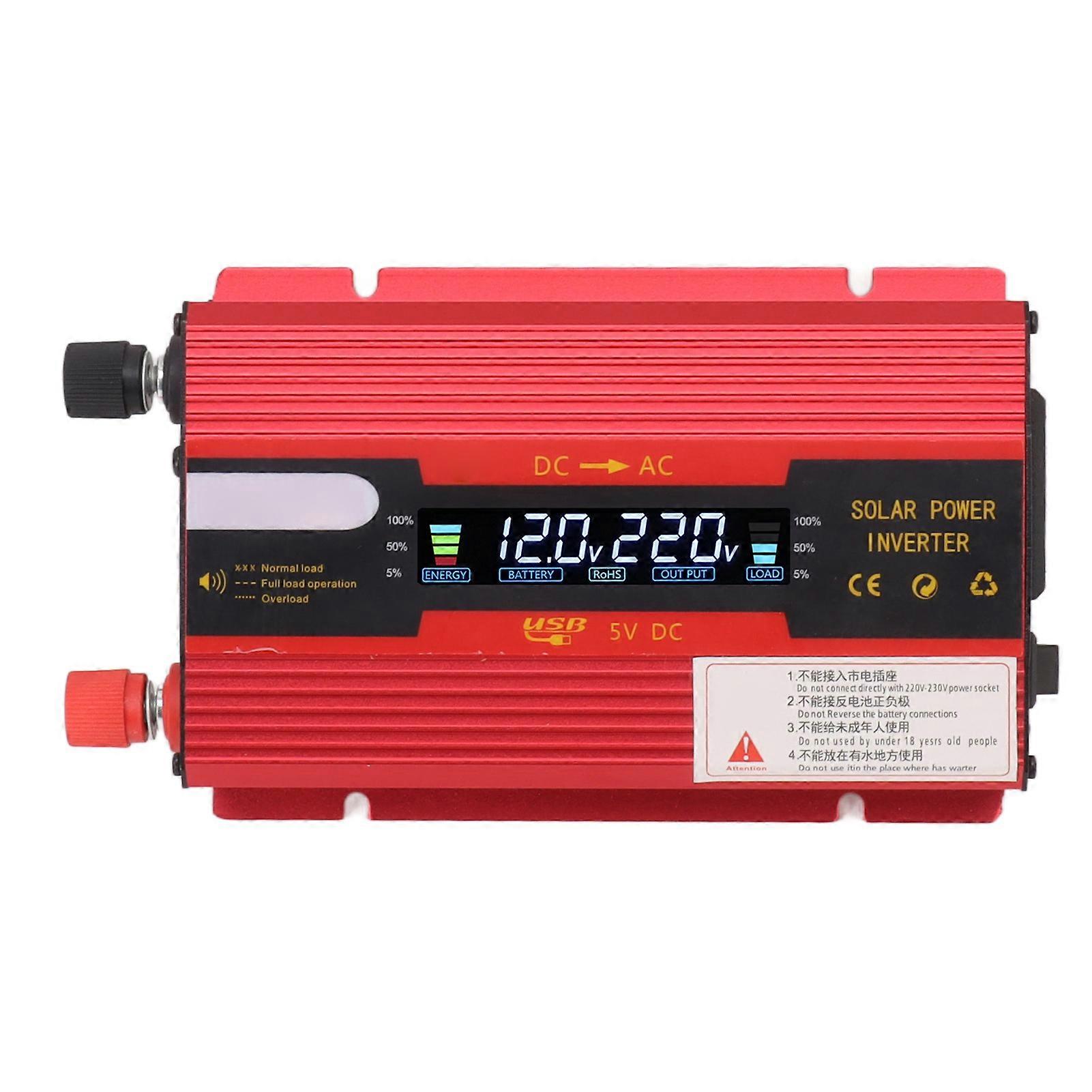 420W 12V Modified Sine Wave Car Power Inverter with LCD Display