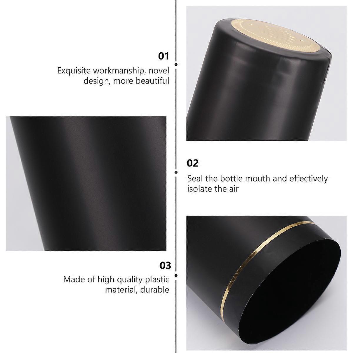 150Pcs Heat Shrink Capsules for Caps and Sealing Use