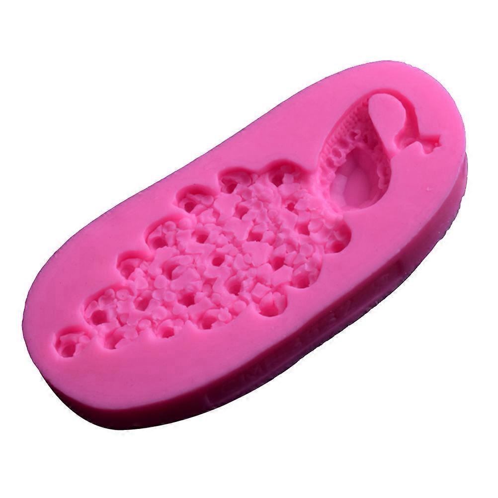 Ice Cube Molds for Ice Making 2Pcs Pink Silicone Creative Cake Mold