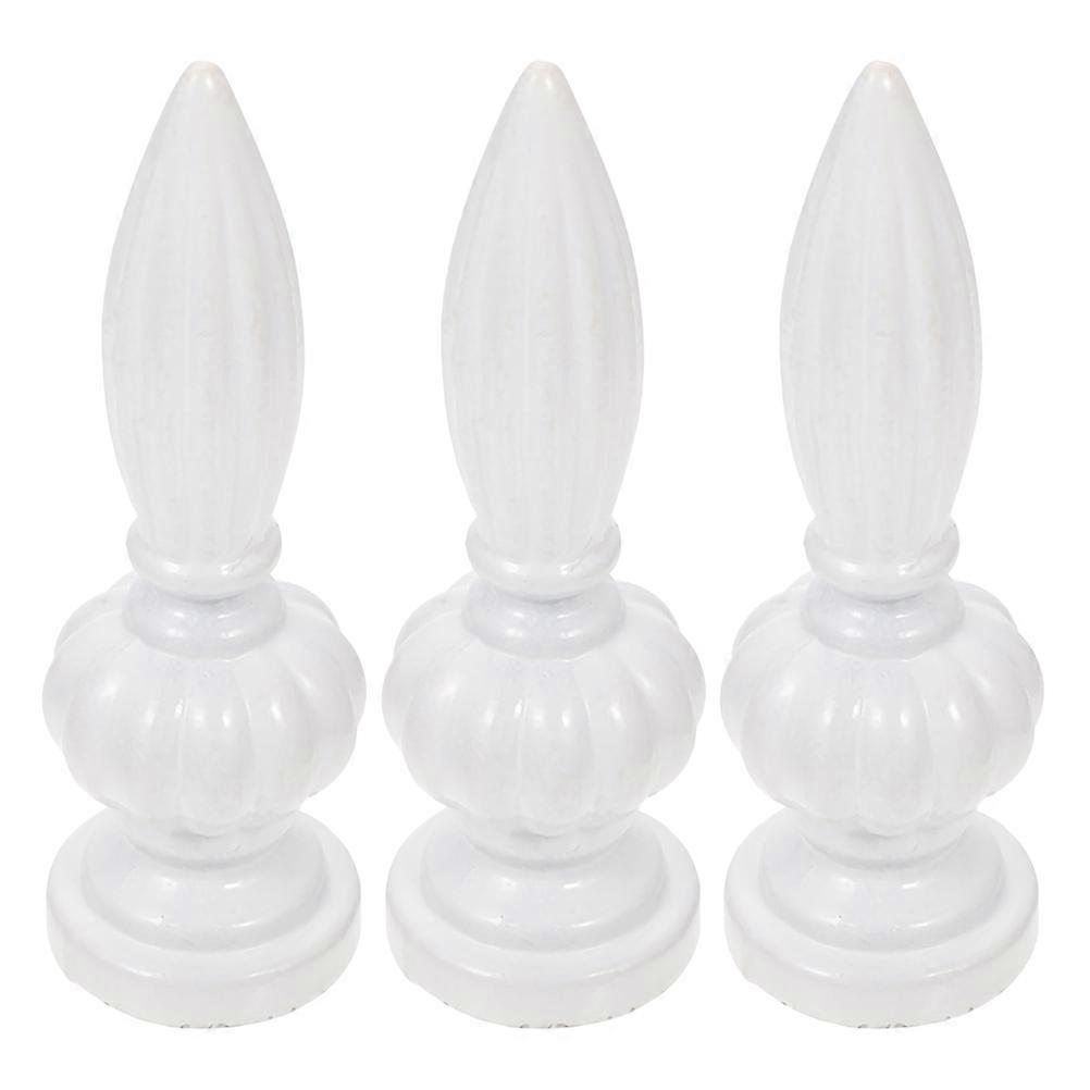 Simple Lamp Shade Finial Knob For Interior Design And General Consumers 15 Pcs White Elegant