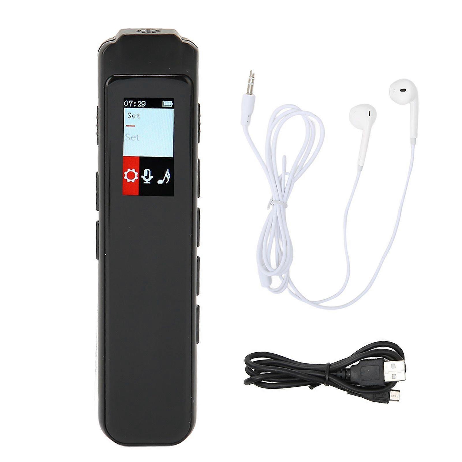 Digital Voice Recorder HD Smart Noise Reduction Small MP3 Player Voice Activated Recorder with Playback for Lecture 8GB