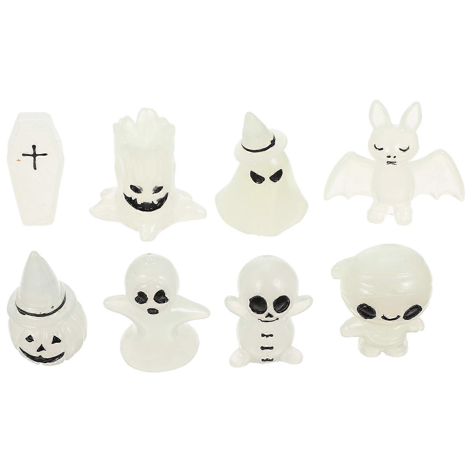 Halloween Accessory Luminous Ghost Figures for Decoration 32Pcs
