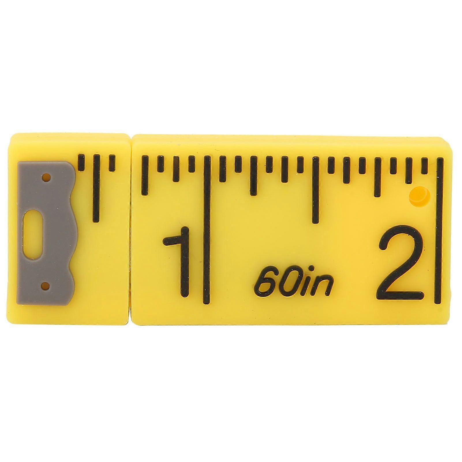 U Disk Yellow Cartoon 3D Ruler Model USB for Windows 7/8/10 / Vista / XP / Unix / 2000 / ME64GB