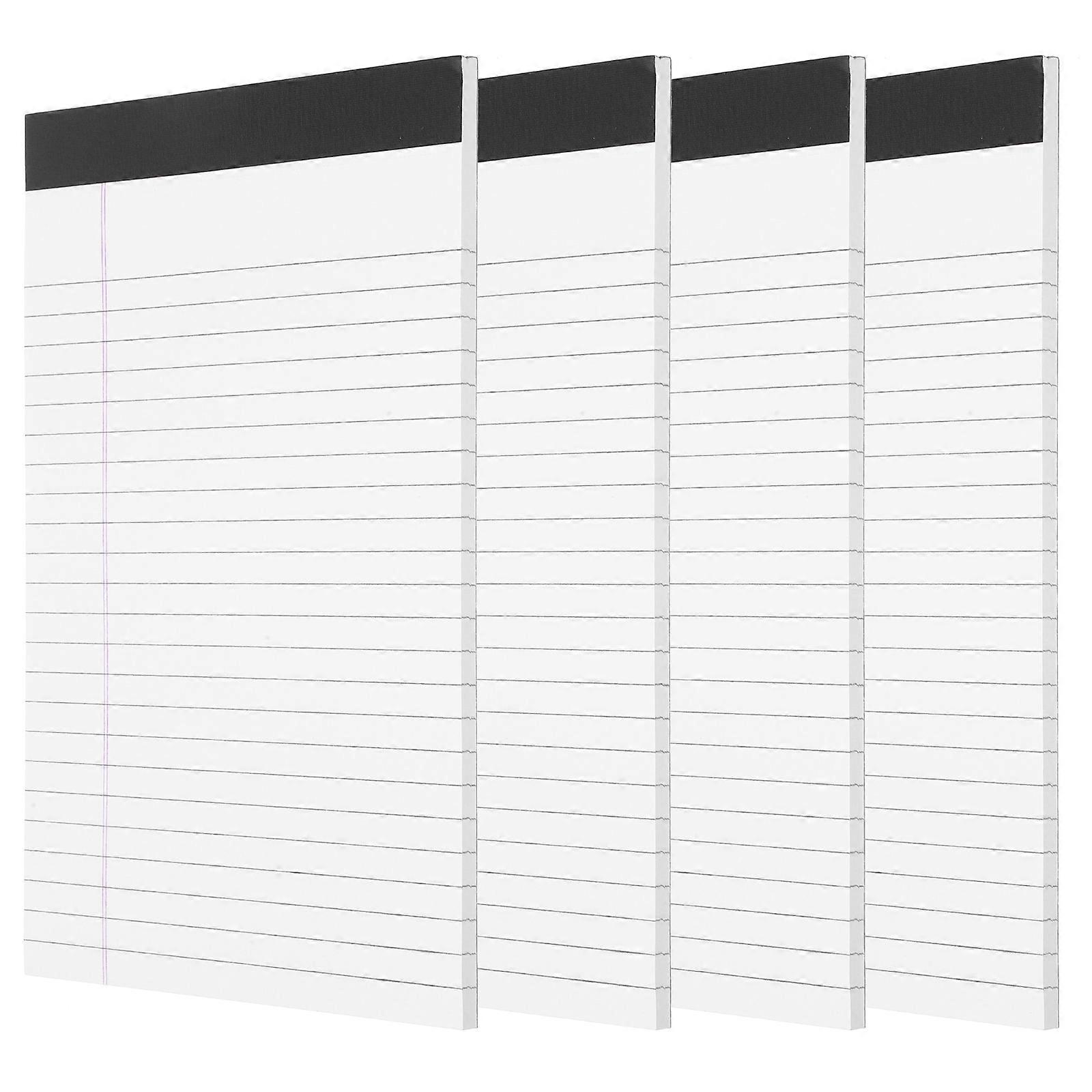Office Notepad Legal Pad for Notes 4Pcs Tearable Multi-Function Notebook