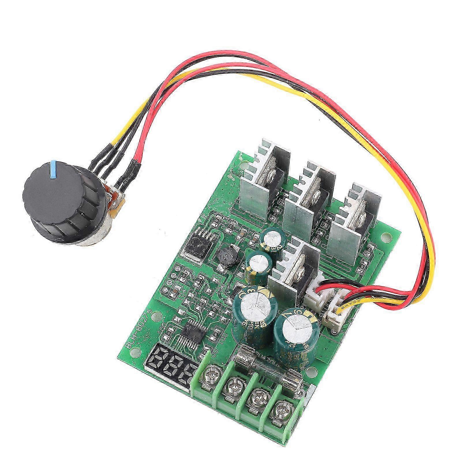 25-26 DC6-60V 30A Digital Display 0~100% Adjustable Drive Module PWM DC Motor Speed Controller