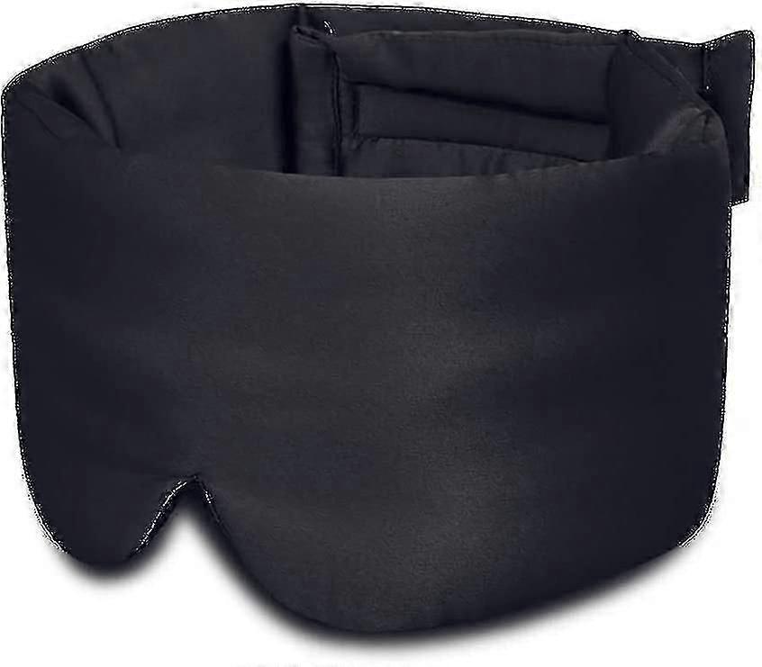 100% Mulberry Silk Sleep Mask Eye Mask With Adjustable Headband For Men