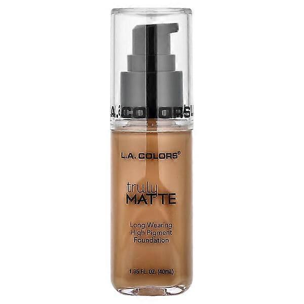 L.A. Colors, Truly Matte Foundation, CLM360 Cafe, 1.35 fl oz (40 ml)