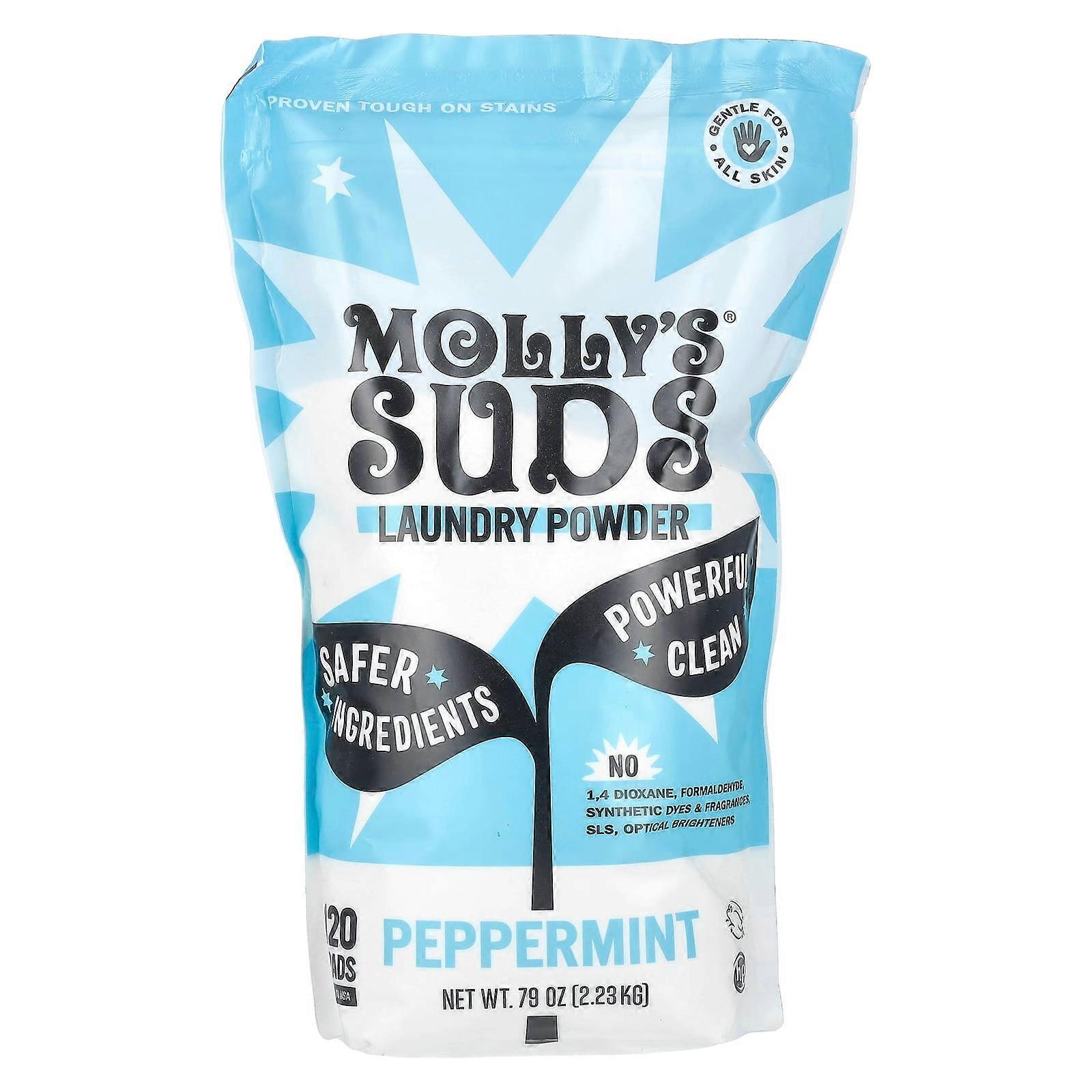 Laundry Powder, Peppermint, 79 oz (2.23 kg)