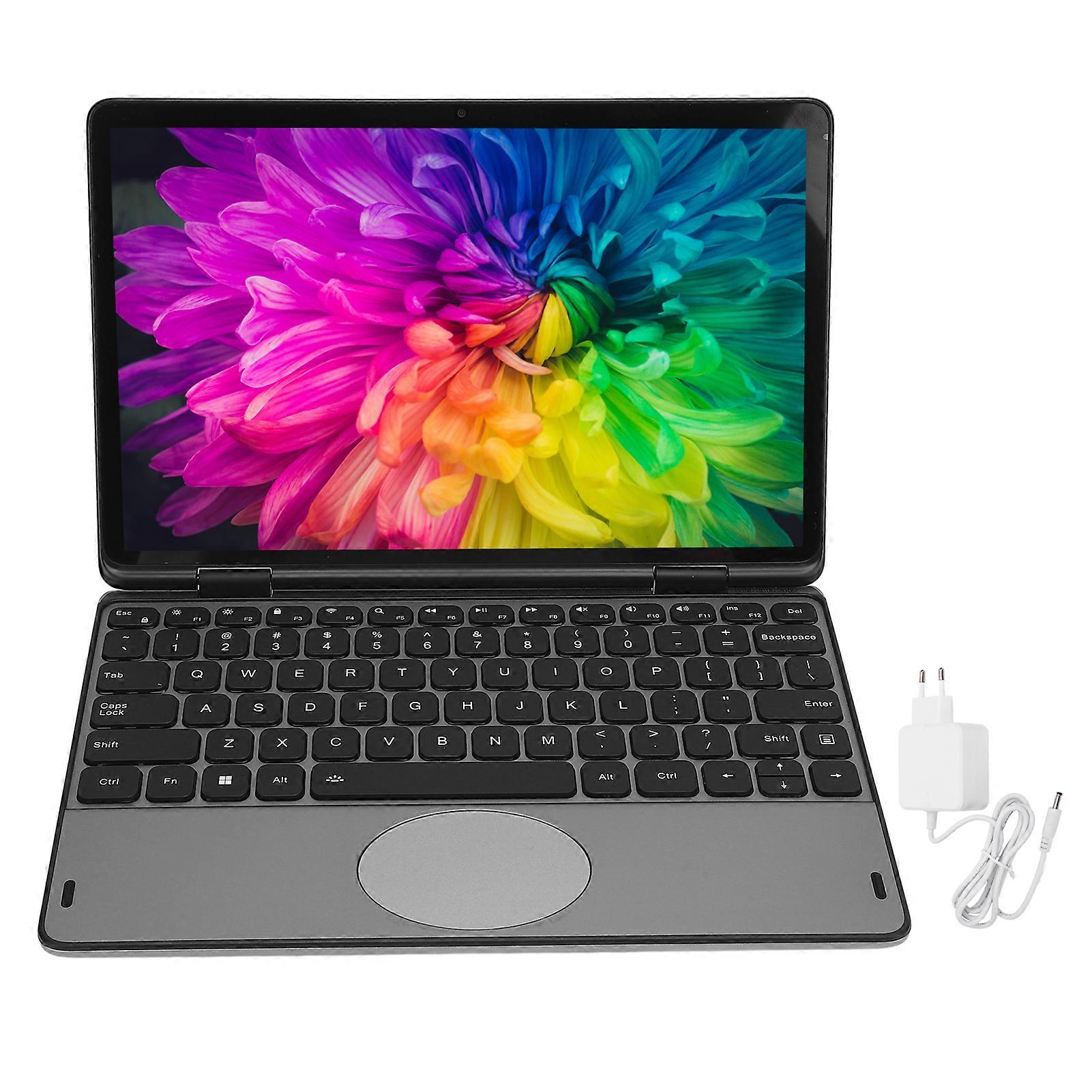 11 Inch Convertible Laptop 32GB DDR4 512GB SSD 360° Touchscreen EU Plug Grey