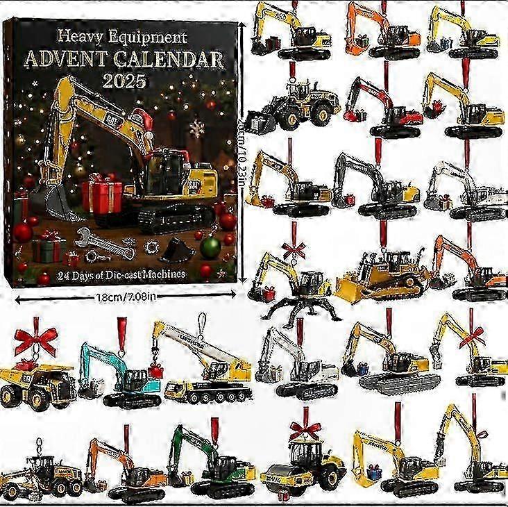 Acrylic Christmas Advent Calendar with Full Design for Holiday Decor