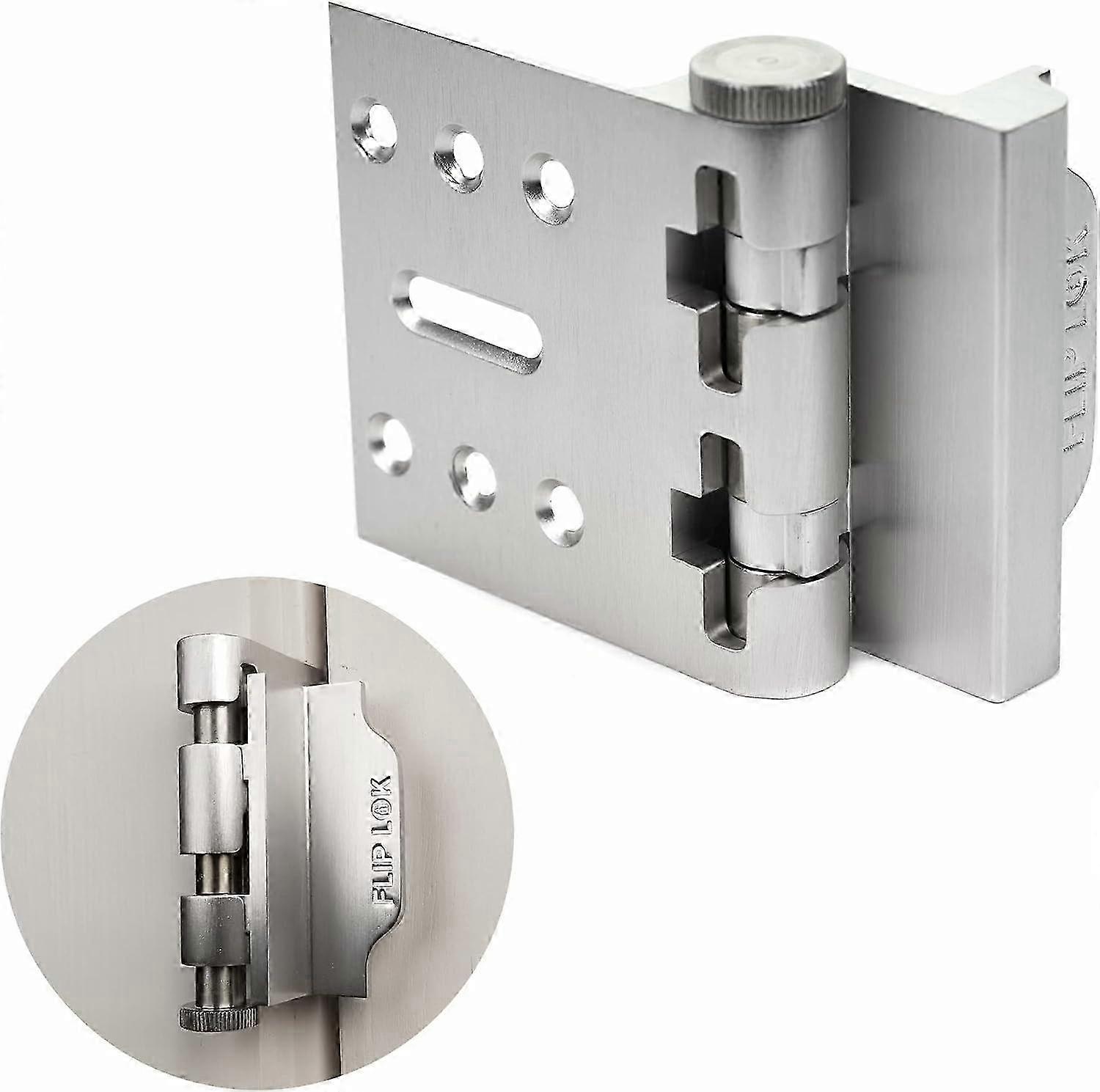 2025 High Security Door Lock is 10X Stronger Than a Deadbolt. Instantly Turns Any Room into a Safe Room with Ft. Knox Level Security for Complete Piec