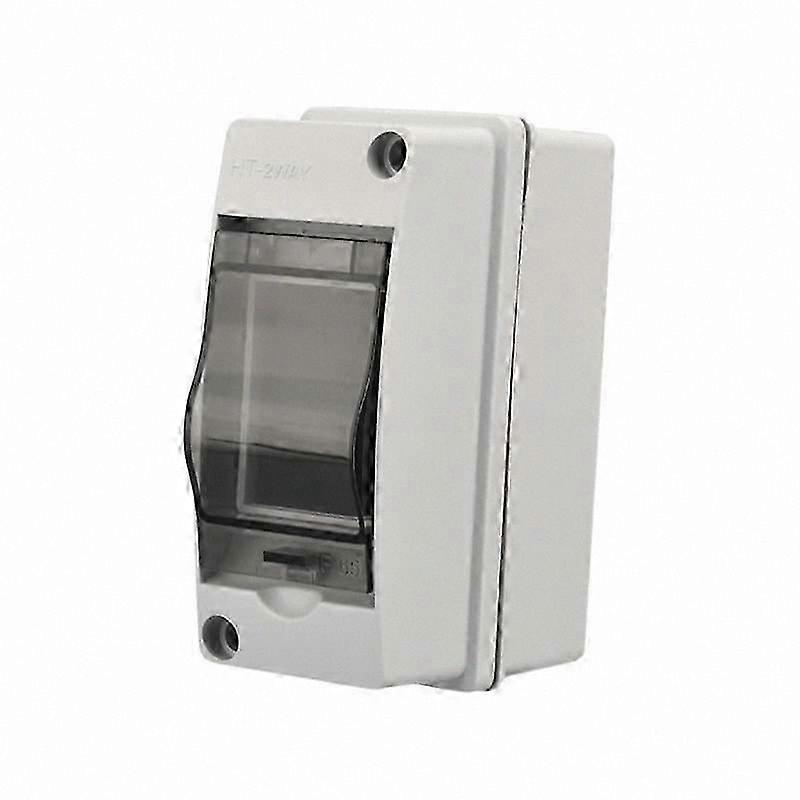 Weatherproof ABS Modular Junction Box, 2 Modules, IP65 Rated, 2-Way Control Cabinet for Electrical Installations