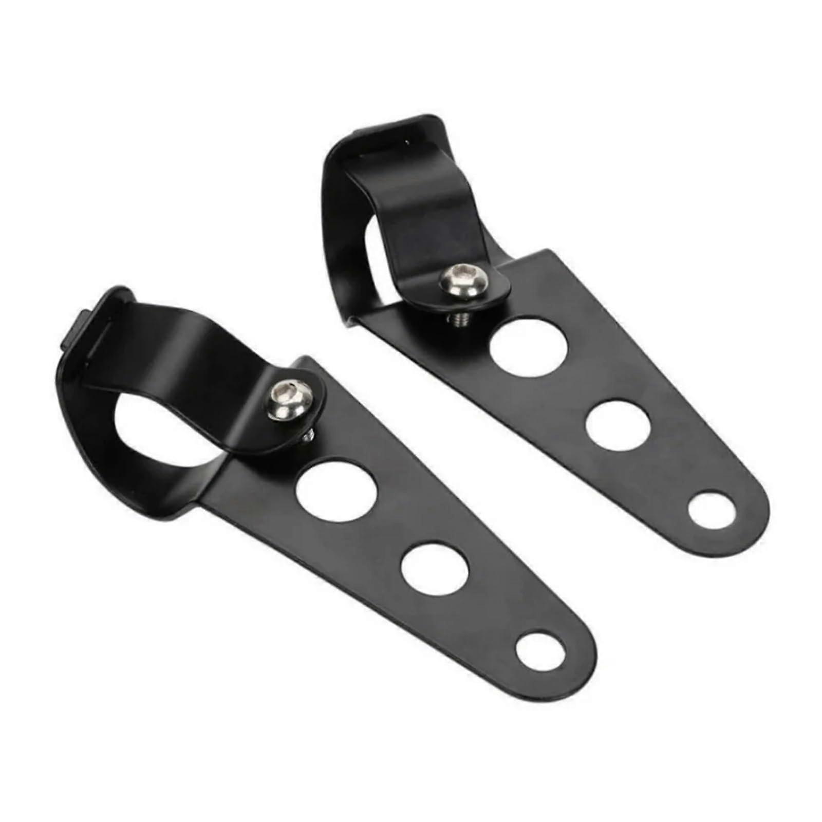 Headlight Bracket Universal LED Headlight Protection Headlamp Guard Bracket B Cafe Racer Style