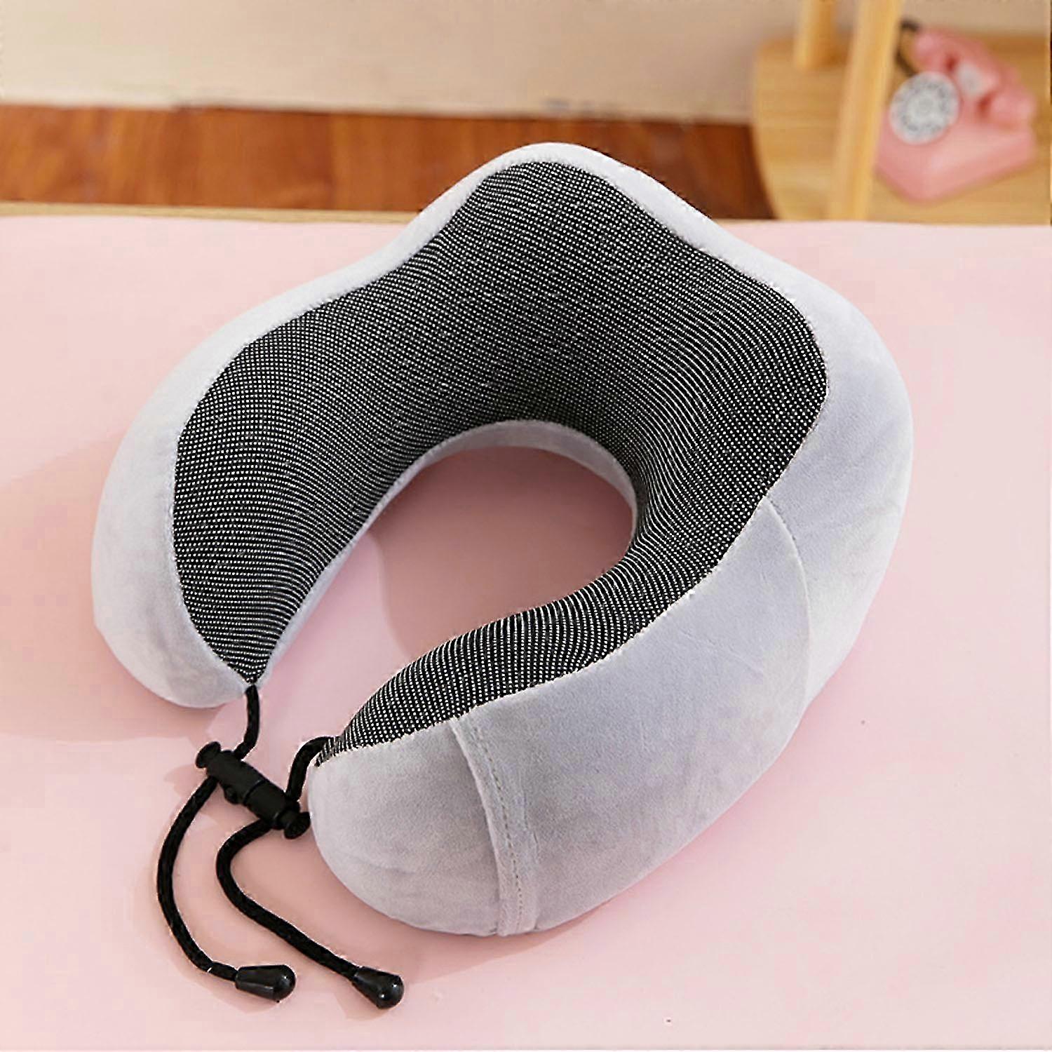 Gray Neck Pillow, Memory Foam Neck Pillow