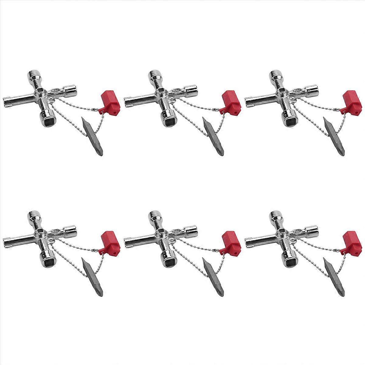 4 In1 Meter Box Key Gas Key Meter Key Multi-Functional Utilities Key