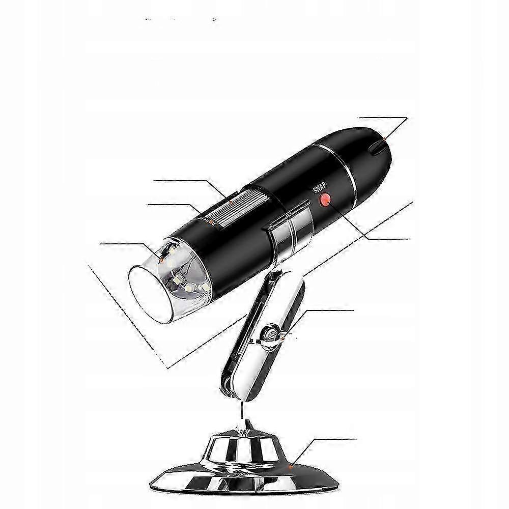 Portable 25x-200x 20mp 8-led Illuminated Usb