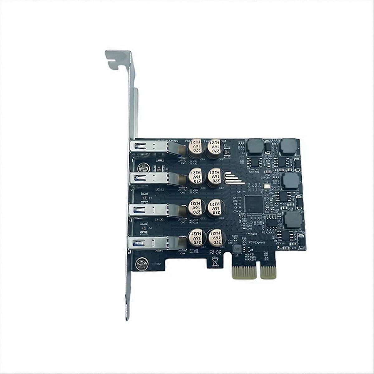 4 Port USB 3.0 PCIE Expansion Card Riser PCI Express X1 to 4-Port USB3.0 Adapter 5Gb USB HUB Contro