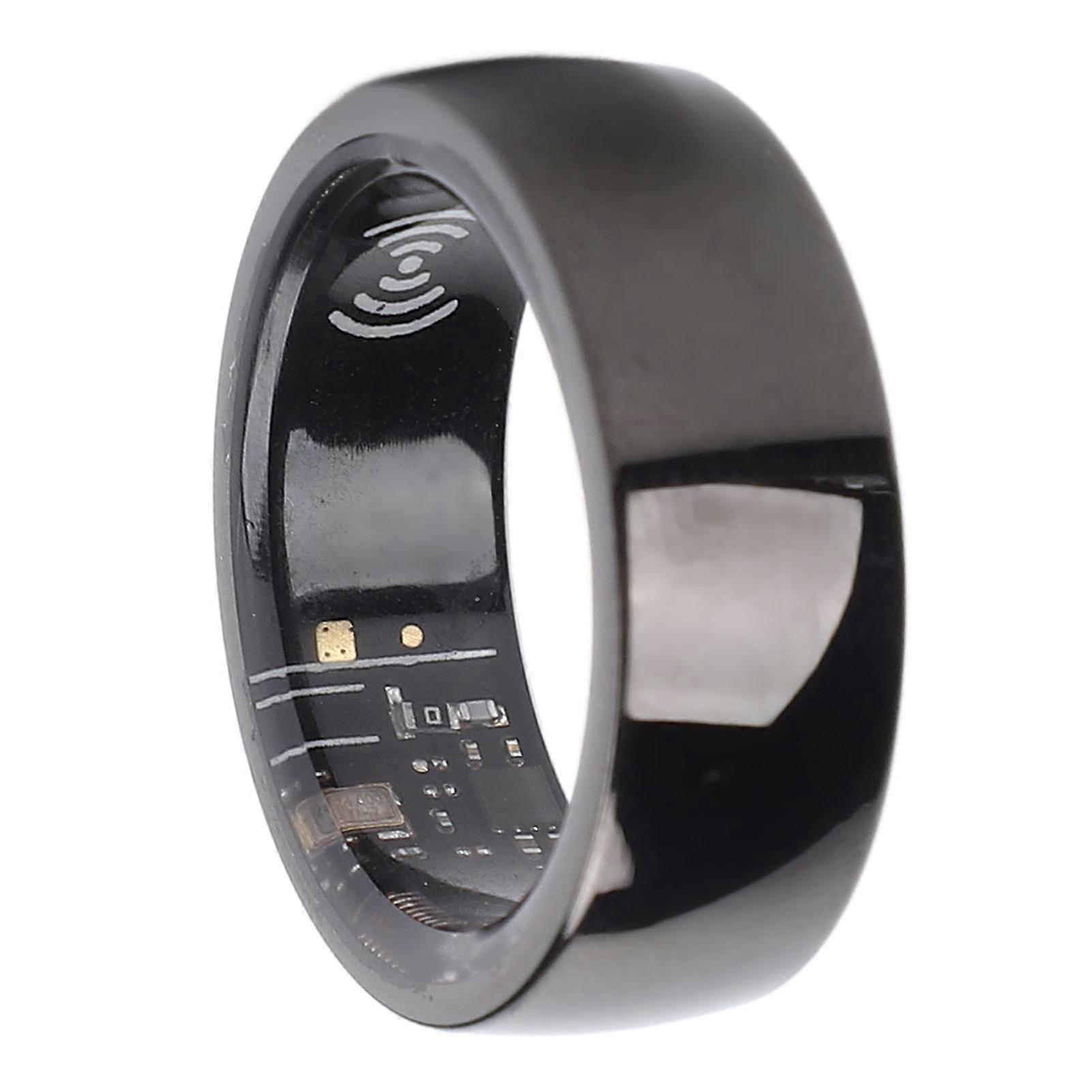 Smart Ring Fitness Tracker Sleep Monitoring IP67 Water Resistant Multifunctional Ring for Gesture Control Photography 8 Size 