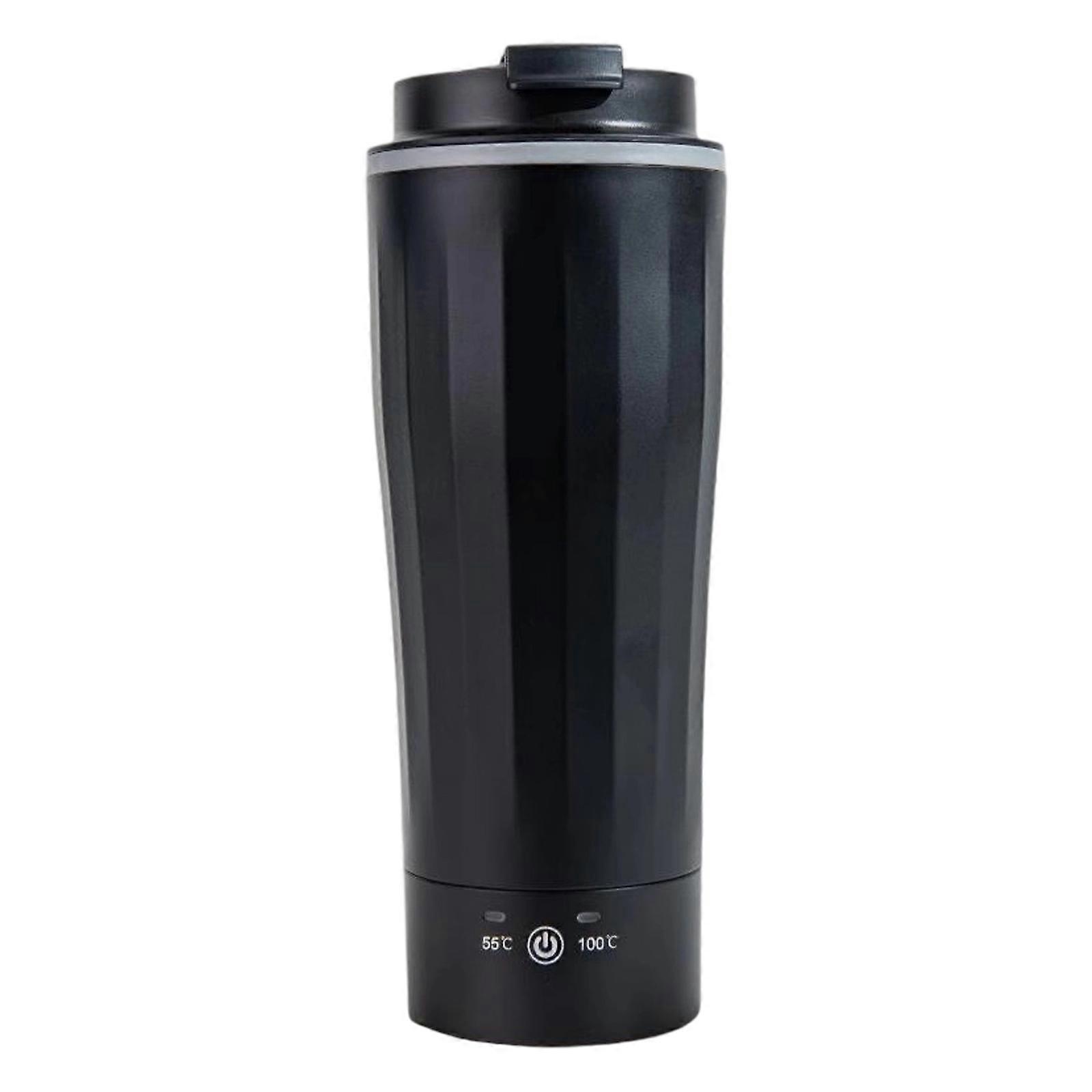 Auto Shut Off Vehicle Heating Cup 500ml Portable Stainless Steel Mug With LED Display For Road Trips And Daily Commute Multicolor