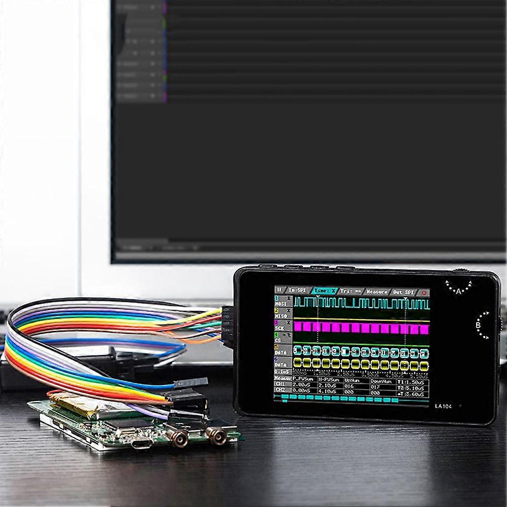 Tragbarer digitaler Logikanalysator 2,8-Zoll-TFT-LCD-Display 4 Kanäle für Automobilelektronik