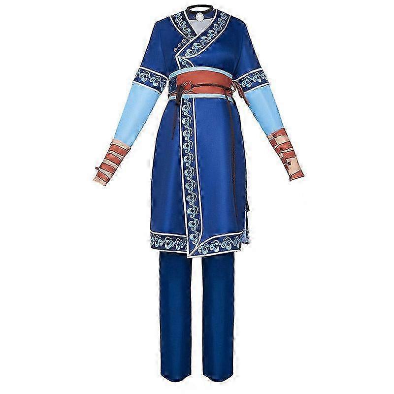 Katara Cosplay Costume 6τμχ/σετ Αποκριάτικη Μεταμφίεση Αποκριάτικη Στολή Αποκριάτικου Πάρτι για Γυναίκες