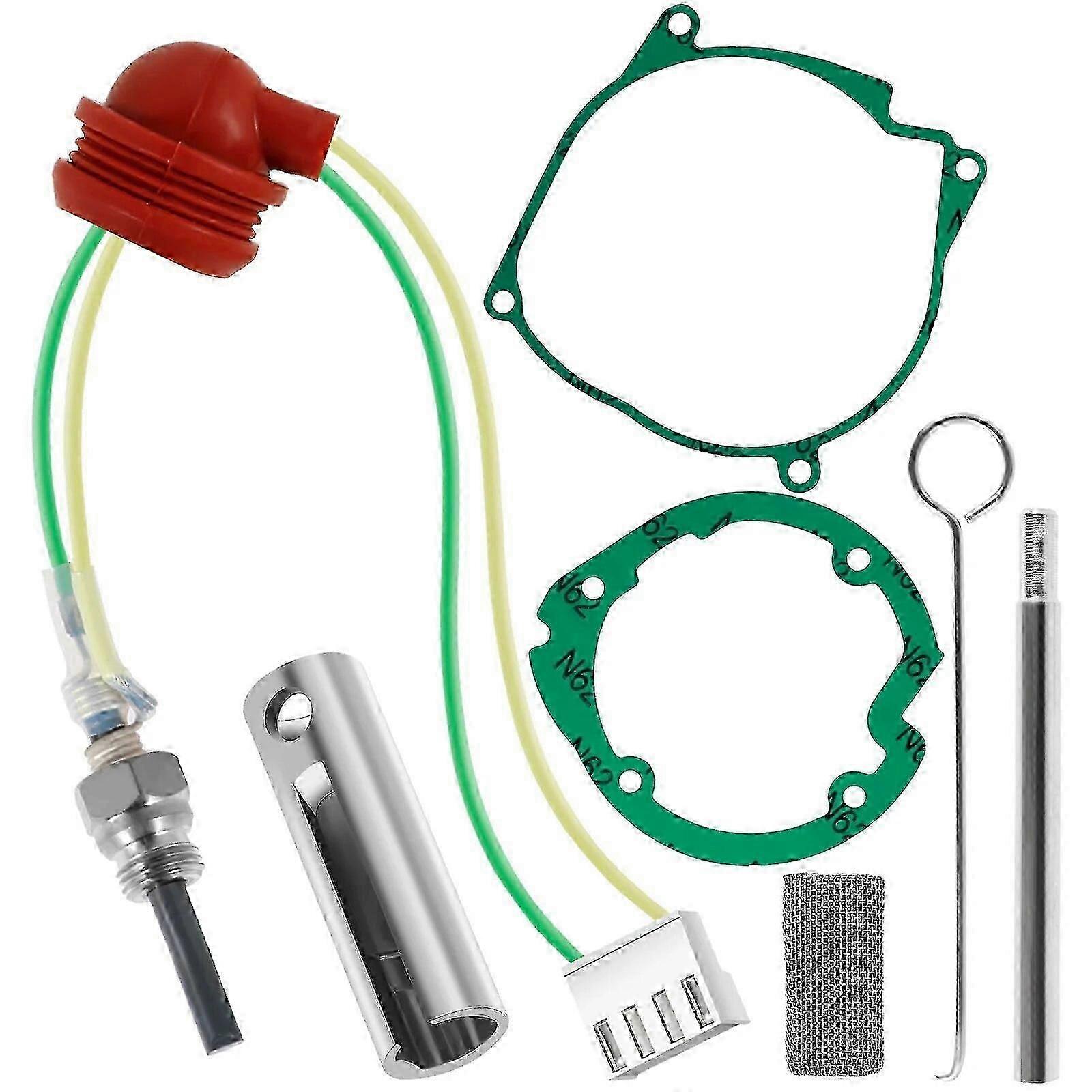 Glow plug repair kit for diesel heater with ceramic ignition plug