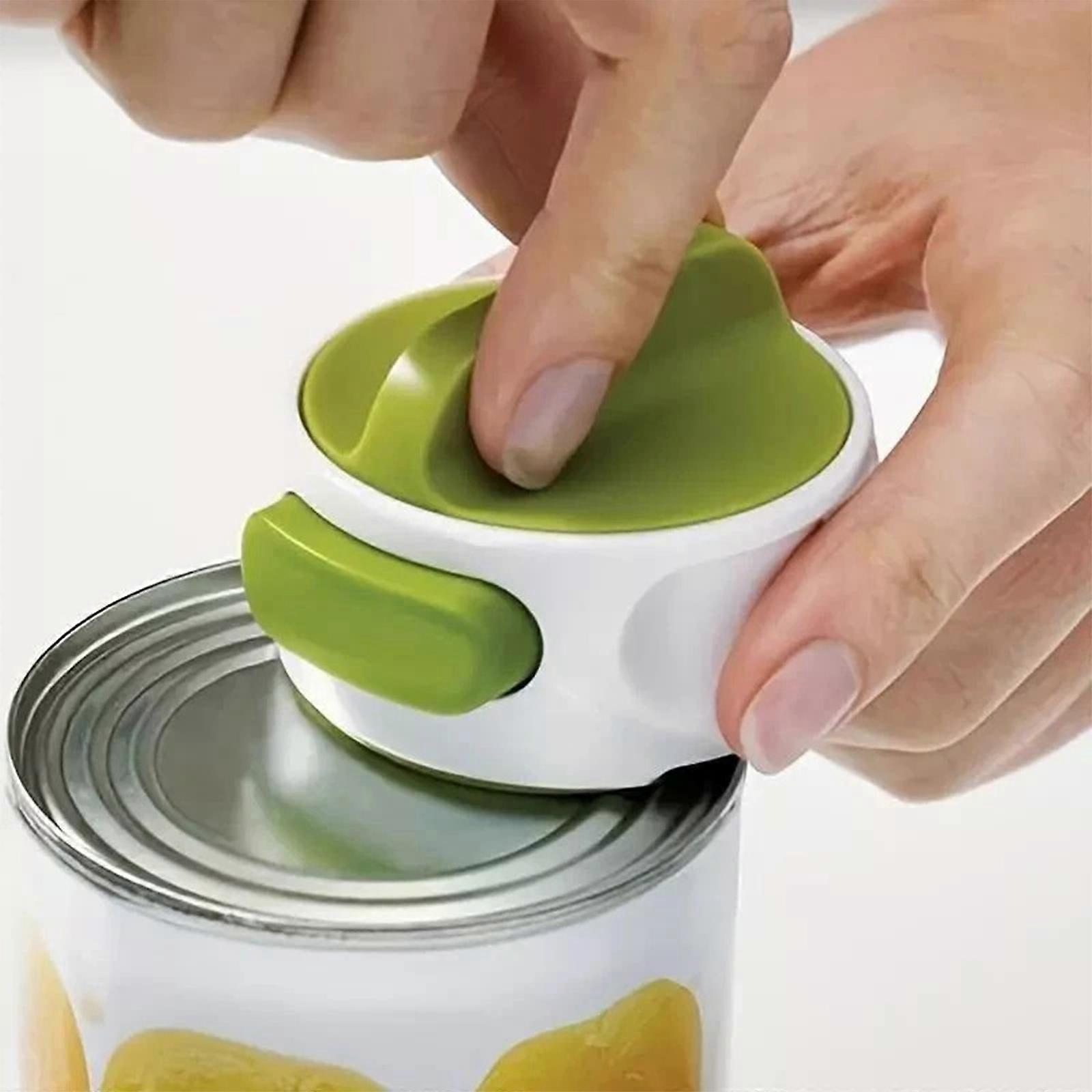 Arthritis Friendly Can Opener - Easy Grip Manual Opener For Seniors Weak Hands